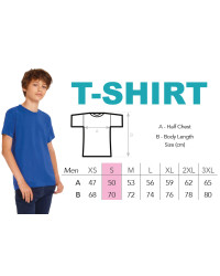 T-Shirt modèle homme S avec logo de l'école - CSEH