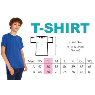 T-Shirt modèle homme S avec logo de l'école - CSEH