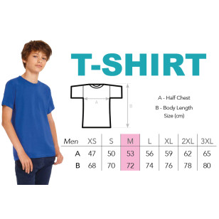 T-Shirt modèle homme M avec logo de l'école - CSEH