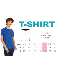 T-Shirt modèle homme XL avec logo de l'école - CSEH